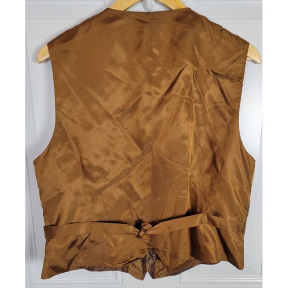 Talbots Vintage Tapestry Vest Size 16 - Picture 7 of 8